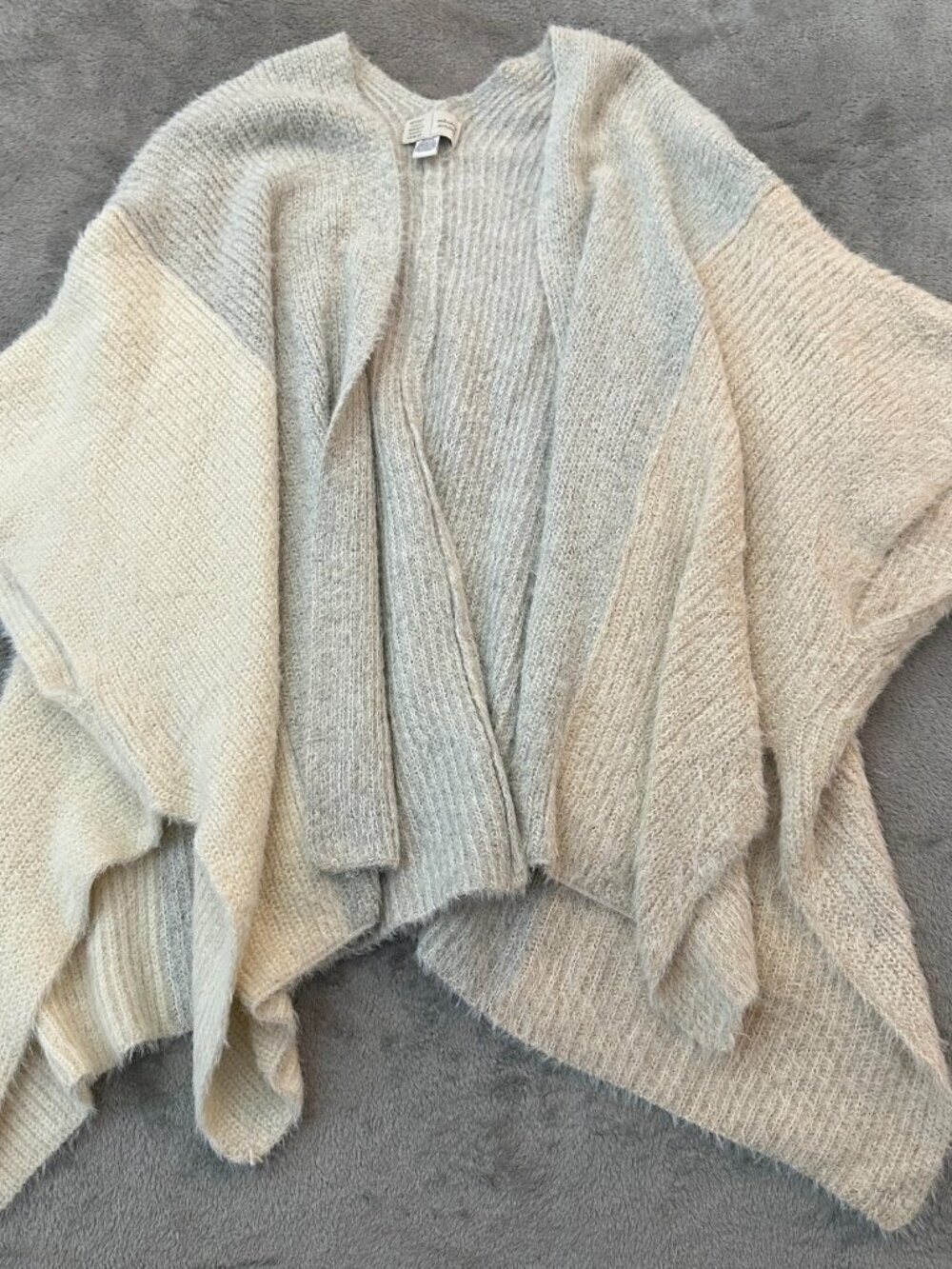 Saturday Sunday Anthropologie Poncho Sweater One Size Oversized Cardigan
